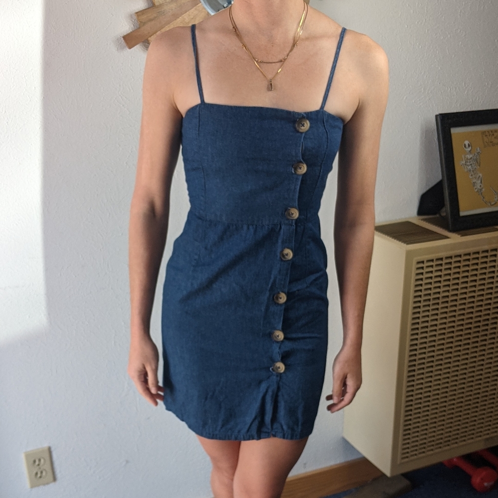 SOLD Derek Heart 90s Denim Mini Dress
